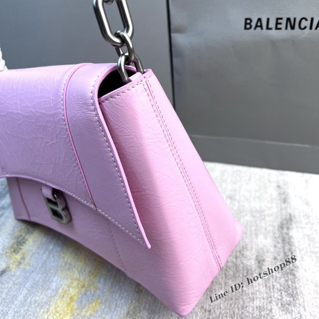 Balenciaga專櫃爆款鱷魚紋女士皮包 巴黎世家2022鏈條包Downtown S號單肩包 款號:8509 fyj1254